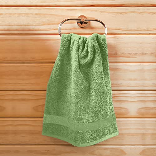 Utopia Towels Salon Towels, Pack of 24, 16x27 in, 100% Cotton, Sage Green - color: Sage Green, size: 24 Pack