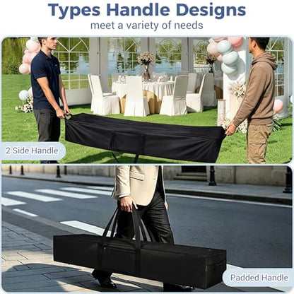 COOLBEBE 83" x 16" x 12" Extra Large Tent Storage Bag - 260L, Black - size: 83"x 16"x 12"