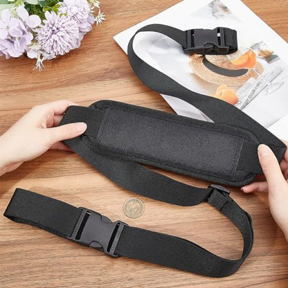 GORGECRAFT Chair Carrying Strap Adjustable Beach Chair Backpack Anti-Slip Shoulder Straps Replacement Universal for Foldable Bikes Scooter Camping Backpacking Picnics Outdoor Black 106-176cm - color: Black