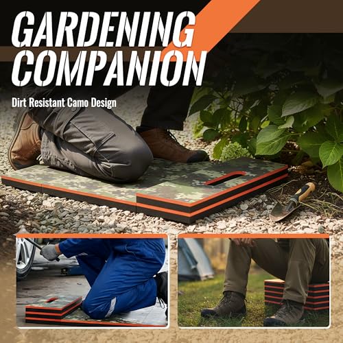 Mechanic Mat, 47.2 x 15.7 x 1 Inch Foldable Mechanic Kneeling Pad - color: camouflage