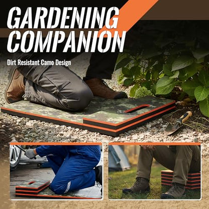 Mechanic Mat, 47.2 x 15.7 x 1 Inch Foldable Mechanic Kneeling Pad - color: camouflage