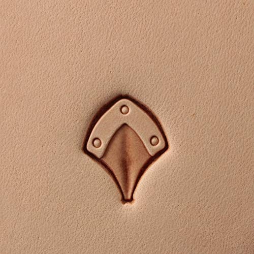 DandS ltd Leather Stamp Tool, Scale, Professional Steel Craft Tool for Leatherworking, Embossing, Carving & Stamping Leather Projects, Belts, Wallets & DIY Projects Compatible with Mallet #403 - color: Scale 0.55" x 0.47"