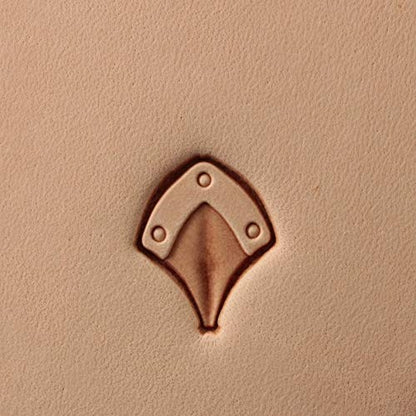 DandS ltd Leather Stamp Tool, Scale, Professional Steel Craft Tool for Leatherworking, Embossing, Carving & Stamping Leather Projects, Belts, Wallets & DIY Projects Compatible with Mallet #403 - color: Scale 0.55" x 0.47"
