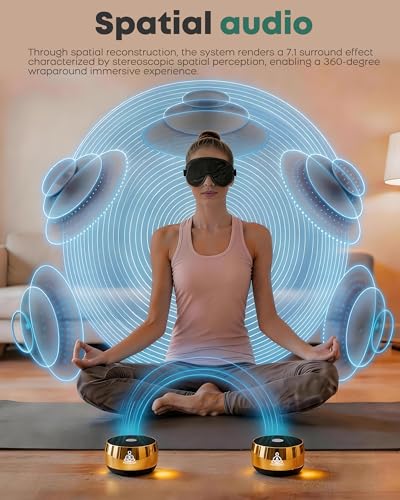 M3 Zen Frequency Sound Machine，Portable Meditation Chime for Calm | Anxiety Relief & Sleep Aid | Screen-Free Alternative to Kinetic Sand Art | Includes Carry Bag - color: Gold