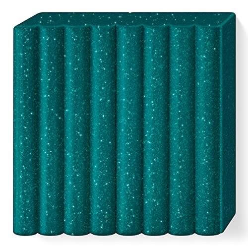 STAEDTLER 8010-562 FIMO Effect Oven-Hardening Polymer Modelling Clay - Galaxy Green (57g) - color: Galaxy Green, size: 57 g (Pack of 1)