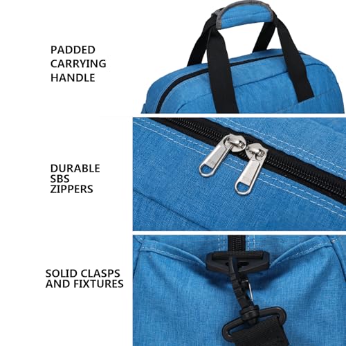 14 inch Small Gym Bag for Women & Men, Mini Duffel Bag for Travel Sports Lightweight Carry On Bag,Navy Blue - color: Navy Blue