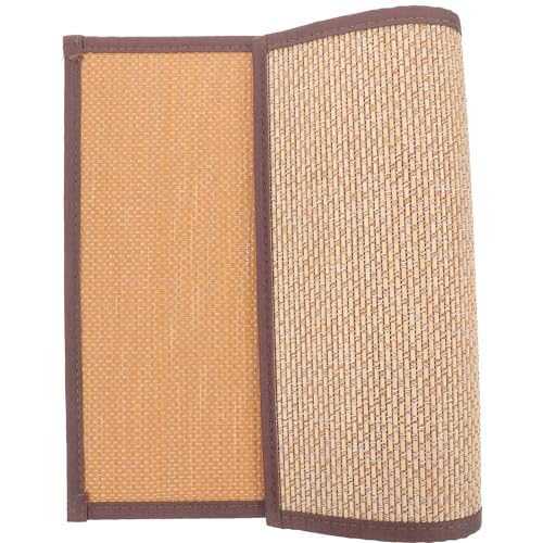 Beavorty Woven Seat Cushion 15.74X11.81X0.19In Bamboo Meditation Floor Cushion Summer Cooling for Home Office Yoga Seating - color: As Shown 2