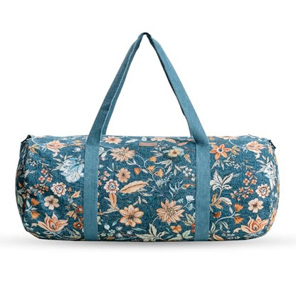 Maison d' Hermine Yoga Mat Duffle Bag Gym Tote Yoga Mat Carry Bag - color: Luxury Loft - Dark Teal, style: Yoga Mat Gym Bag