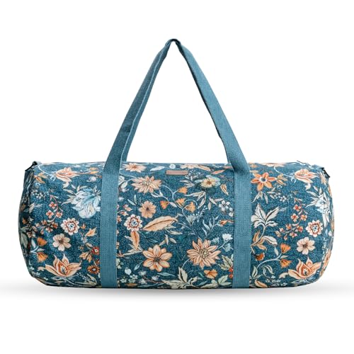 Maison d' Hermine Yoga Mat Duffle Bag Gym Tote Yoga Mat Carry Bag - color: Luxury Loft - Dark Teal, style: Yoga Mat Gym Bag