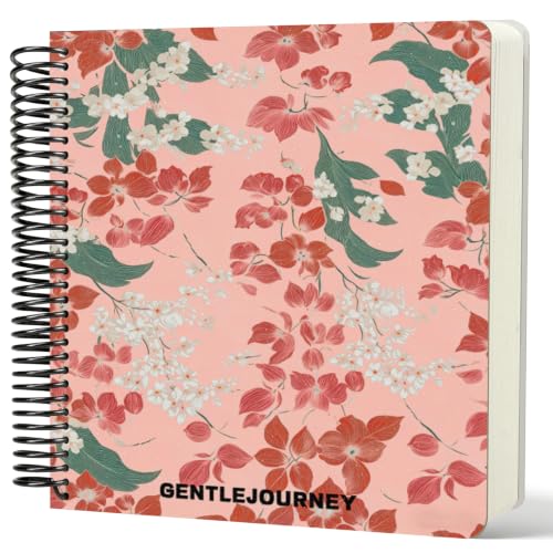 Hardcover Sketchbook,7.2"x8.3"Spiral Bound Drawing Pad,Crimson Petal | 150gsm(92lb)Acid-Free Thick Paper,Blank Art Journal for Adults,Artists&Beginners,Ideal for Sketching,Doodling and Mixed Media - color: crimson petal