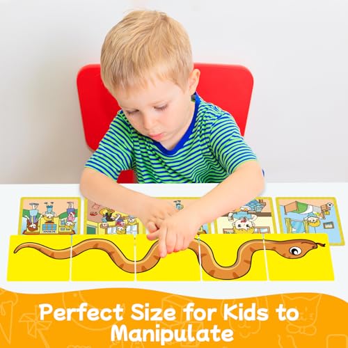 Sequencing Cards,Sequence Board Game for Kids,Story Storytelling,Speech Therapy Toys Materials for Autism,Social Skills,Sentence Building,Educational Classroom Preschool Learning Activities - style: 5 Sequencing Cards