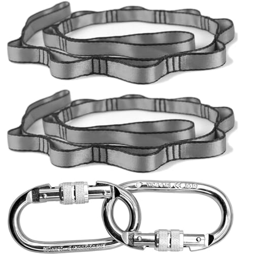 PRIOR FITNESS Aerial Yoga Hammock Rigging Daisy Chain & Carabiner w/CE Cert