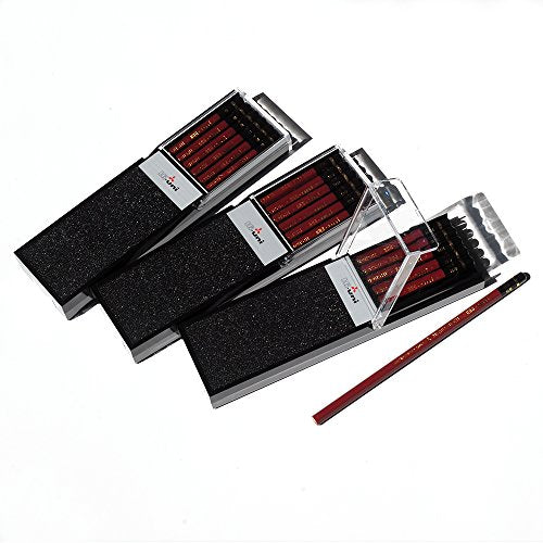 Uni Hi-Uni Wooden Pencil - 10B - Box of 12 (HU10B) - style: 10B