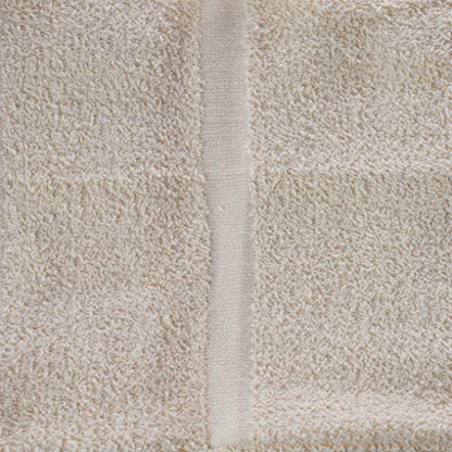 SIMPLI-Magic Cotton Hand Towels 16"x27" (12 Pack) – Soft Towels for Bathroom, Kitchen, Salon & Gym (Beige) - color: Beige, size: 16 in x 27 in