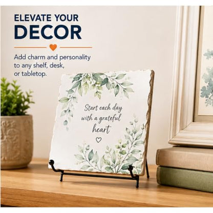 Black Metal Display Easels Set of 3 – 6 Inch Tabletop Stand for Plates, Frames, Books, Signs & Artwork – Heavy Duty Sturdy Iron Easel Holders for Home Décor & Retail Displays - size: 6 Inch