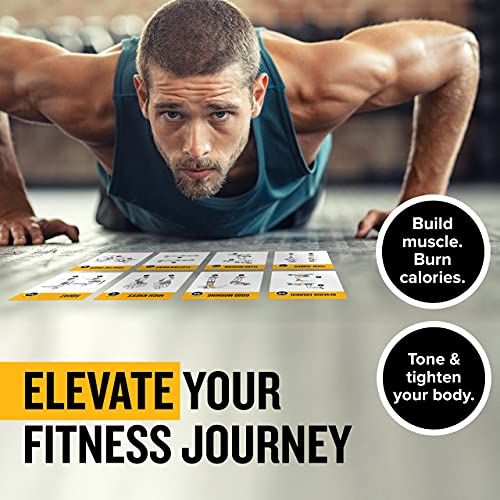 NewMe Fitness Bodyweight Workout Cards, Instructional Fitness Deck for Women & Men, Beginner Fitness Guide to Training Exercises at Home or Gym (Bodyweight, Vol 1) - style: Bodyweight Vol1