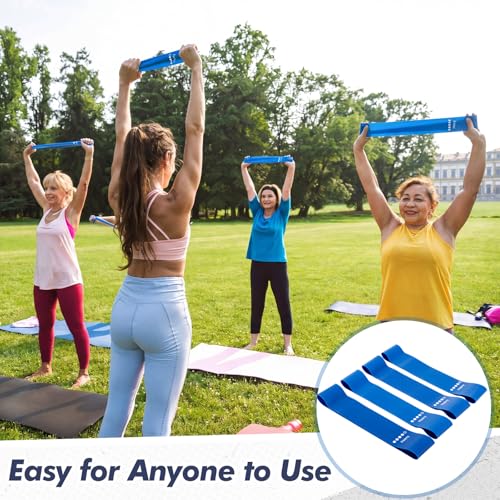 Shappy 30 Pcs Mini Resistance Band Bulk Exercise Bands for Women Men Resistance for Leg Workout Gym Home Gym Strength Training Yoga Glutes - color: Blue