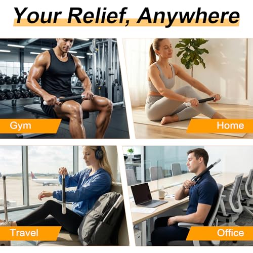 ZanLLW Foam Roller, Massage Roller, Muscle Roller Stick, Neck Massager for Muscles Relief, Therapy Roller Stick for Legs, Calf, Thigh, Lipo, Massage Rolling Pin, Help Sore Muscle Recovery