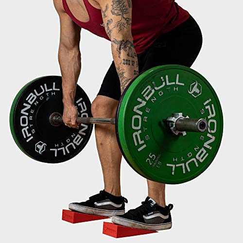 Squat Wedge (Pair) - Optimize Form and Improve Strength & Size - Ramp for Better Mechanics With Barbell, Dumbbell and Bodyweight