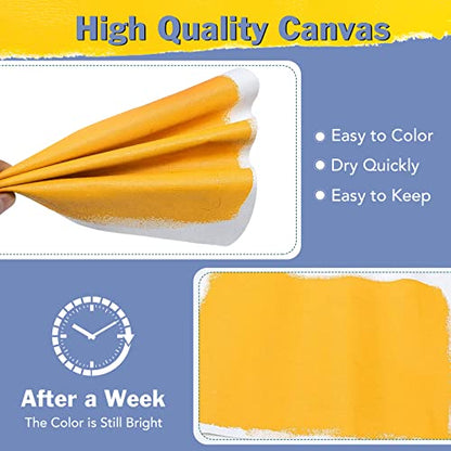 Stretched Canvases for Painting, 8PCS Multi Pack Canvas 3x5”, 5x7”, 8x10”, 10x12”(2 of Each), Acid-Free Wood Frame Blank Canvas, Art Canvas Pre Primed for Acrylic, Oil Painting, Tempera Paintings. - size: 8PCS-4sizes（2 of Each）