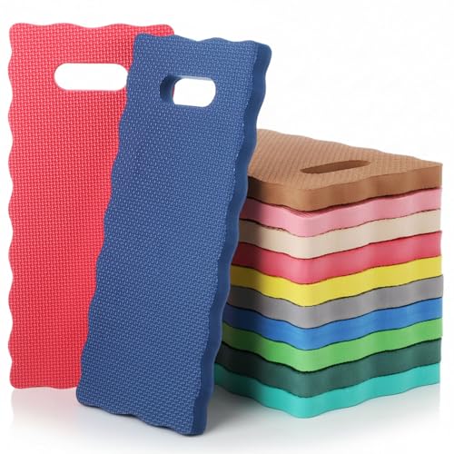 Woanger 12 Pcs Garden Kneeling Mat Foam Knee Mat Gardening Waterproof Knee Cushion for Baby Bath Seat Floor Yoga Exercise Seating Praying Work Classroom, 15.7 x 7 x 0.8 Inch (Morandi,Multicolor) - color: Morandi, Multicolor