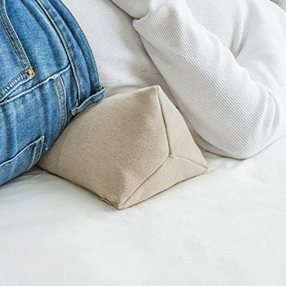 Buckwheat Neck Support Pillow Cervical Neck Cylinder Bolster Pillow,Buckwheat Hulls Adjustable Roll Pillow,Neck Pain Relief for Back and Side Sleepers Round Pillows for Lunch Break beige, 6*15 inch - color: Beige