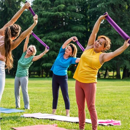 Ring Resistance Bands, X-Heavy Heavy Duty Total Body Fitness Exercise Bands - color: Purple