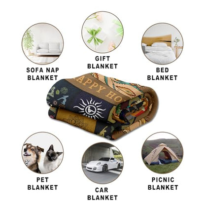 Yoga Gifts for Women, Funny Yoga Gifts for Yogas Lover, Yogas Gift for Instructor Teacher, Pilates Lover Gift Ideas for Women Birthday, Pilates Presents, Zen Meditation Presents 60"X50" Blanket