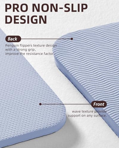 YOTTOY Yoga Mat, 72"x 32"x1/3" Extra Wide Non-Slip Exercise Fitness Yoga Mats,Eco-Friendly TPE Exercise Mats for Women Men Home Workout with Strap Bag - color: Nile