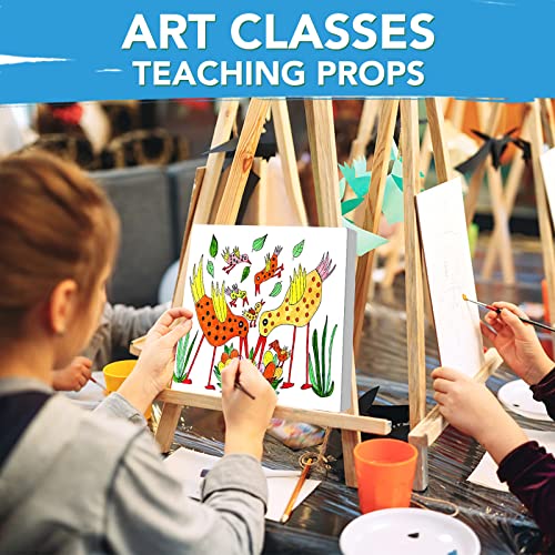 ESRICH Mini Canvases for Painting, 5x5In Canvas in Bulk 18Pack, 2/5In Profile Small Square Canvas, Blank Canvases are Great for School Projects and Kids Birthday Parties, Home Decor Project. - size: 5x5in-18 Packs