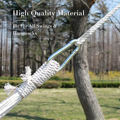 INNO STAGE 2 Tree Swing Hanging Straps with Heavy Duty Carabiner Hooks