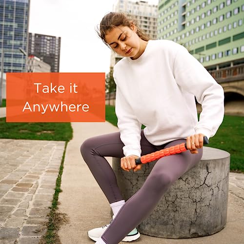 Tiger Tail The Spinnie Roller: 17in Handheld, Portable Massage Roller Stick, Body Massager and Myofascial Release Tool
