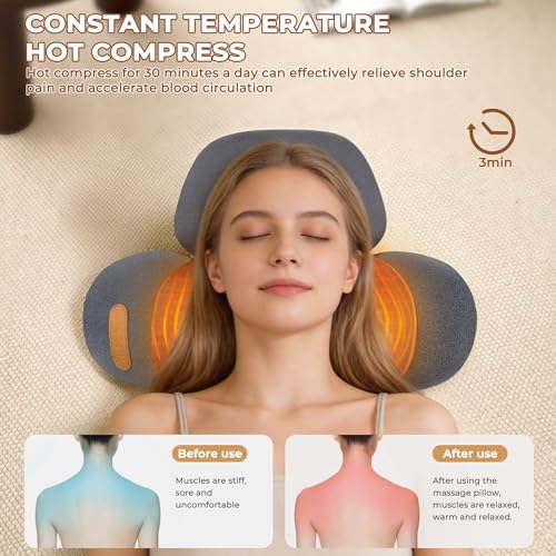 3-in-1 Neck Massager Pillow with Heat