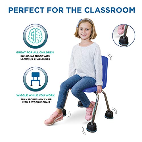 Bouncyband Wiggle Wobble Chair Feet - size: 1 Count (Pack of 1)