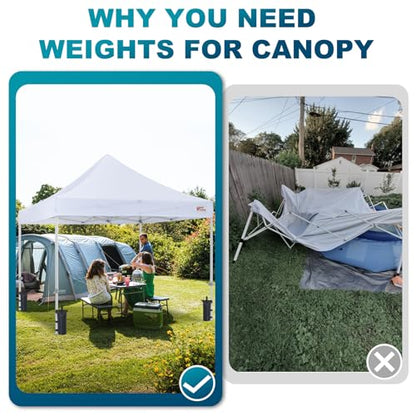 MASTERCANOPY 4-Pack of Canopy Weight Bag 112 Pounds Black - color: Black