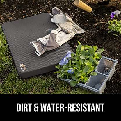 GORILLA GRIP® Extra Thick Foam Kneeling Pad for Gardening, 17.5x11 Charcoal - color: Charcoal