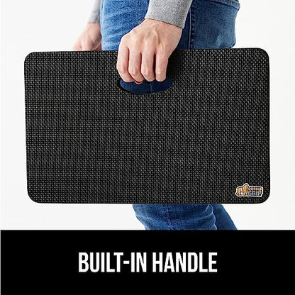 GORILLA GRIP® Extra Thick Foam Kneeling Pad for Gardening, 17.5x11 Black - color: Black