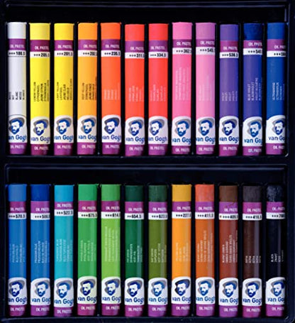 Vangogh Oil Pastels, General Selection, 24 Count