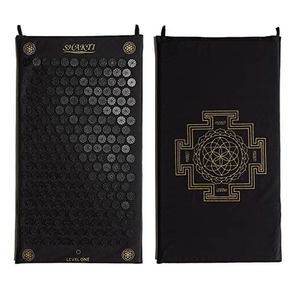 ShaktiMat Acupressure Mat for Tension Release & Relaxation, Level 1 Black - color: Black, size: Level 1