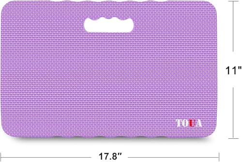 Kneeling Pad Thick Extra Large High Density Foam Comfort Kneeling Pad for Work Gardening Yoga Exercise Garden Knee Pad Purple, 1 Pack - color: Purple, size: Large - 1 Pack