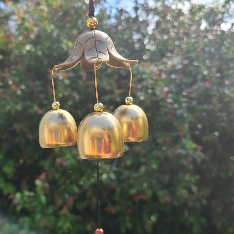 Hooshing Lucky Small Wind Chimes Metal Garden Bells Feng Shui Windchimes