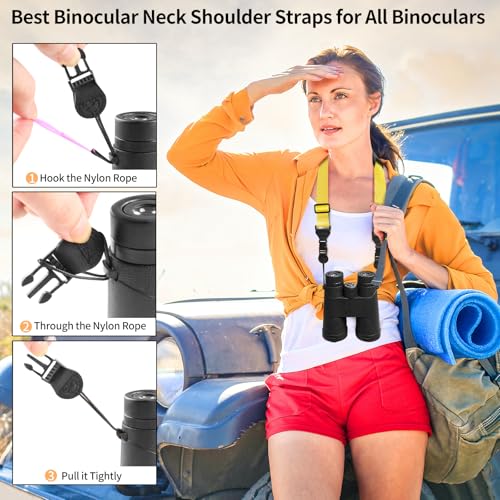 FIEIL Universal Shoulder Strap, Sandwich Mesh Padded Neck Lanyard, Replacement Comfortable Bag Strap for Camera, Cellphone Tablet,iPad, Laptop, Luggage Bag, Binocular(Bright Yellow) - color: Bright Yellow