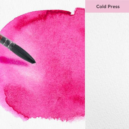 LIGHTWISH Watercolor Paper Bulk, 100% Cotton Cold Press 300gsm/140lb, 2 Pack, Total 40 Sheets A5 Hole-Punched Replaceable Paper for Artists, Adults,Students,5.8 * 8.2 Inches