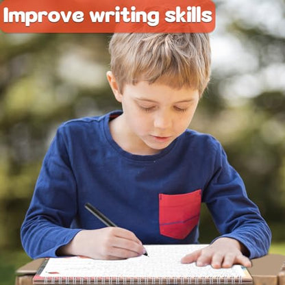 chiazllta Grooved Cursive Handwriting Workbook with Disappearing Ink Pens Magic Reusable Grooved Cursive Writing Practice for Beginners Kids Kickoff Workbook Homeschooling Supplies (Jokes & Riddles) - style: Jokes & Riddles
