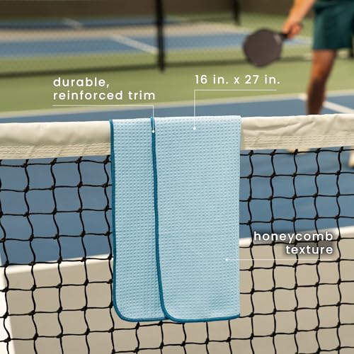 S&T INC. Microfiber Gym Towels, 3 Pack, 16" x 27", Honeycomb Pastels - color: Honeycomb Pastels