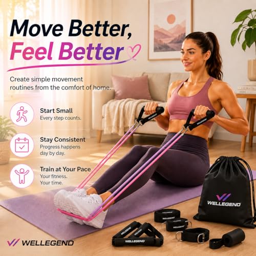 WELLEGEND Resistance Bands Set with Complete Workout Accessories