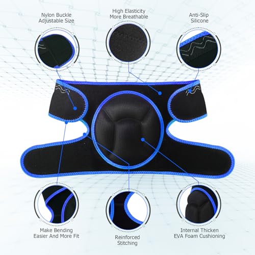Women Men Knee Pads for Cleaning Floors,House Working,Gardening - color: Blue, size: Large