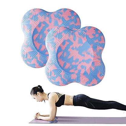 2 PCS Yoga Knee Pads Anti Slip Yoga Support Foam Pads for Women and Men, yoga kneeling pad for Protecting Knees Elbows Wrist Hands