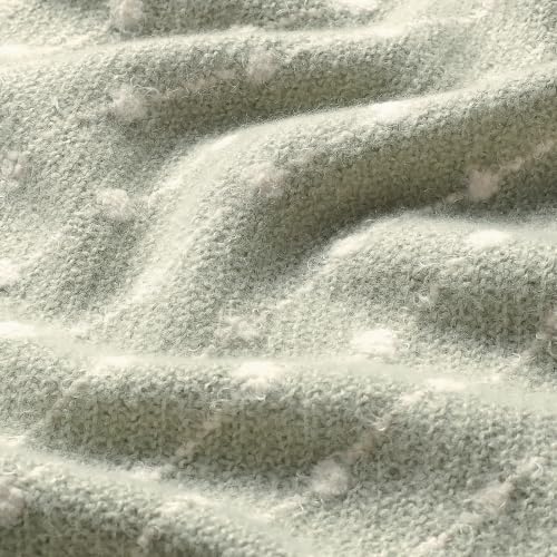 BOURINA Faux Throw Blanket, Soft Sofa Bed Blanket, Sage Green 50x60 inch - color: Sage Green