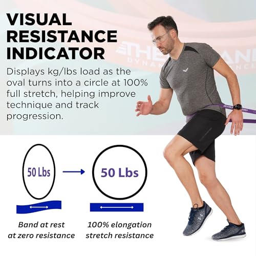 THERABAND High Resistance Super Band Set, Exercise Workout, Therapy, Multi | THERABAND elastic resistance band for exercise, strength training, physical therapy and at-home workouts - size: 4 Pack (15-50 lbs)